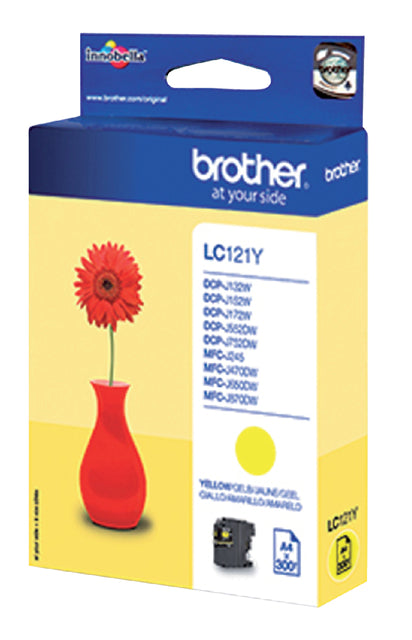 Brother - Inktcartridge brother lc-121y geel | 5 stuks