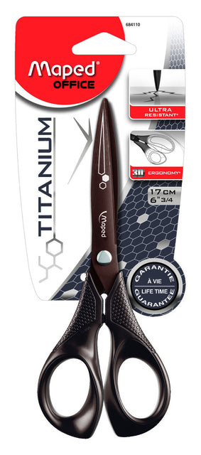 Maped Office - Schaar maped titanium 17cm zwart