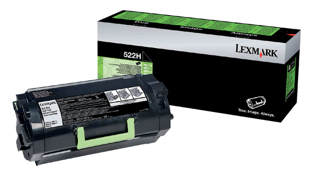 Cartouche de toner lexmark 52d2h00 prebate 25k noir