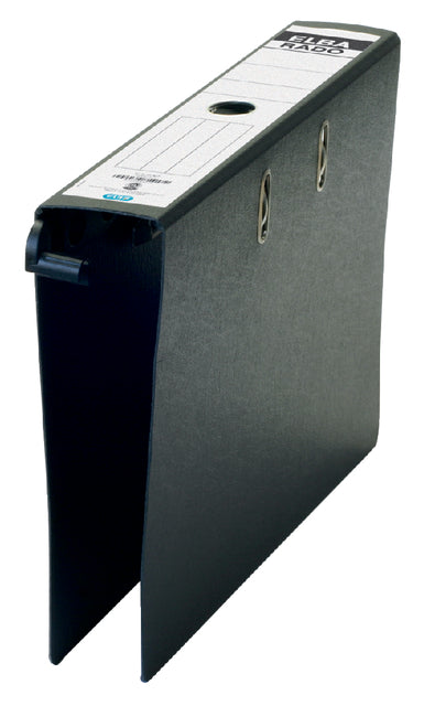 Hangordner Elba Rado 75mm carton noir opacifié | 10 morceaux