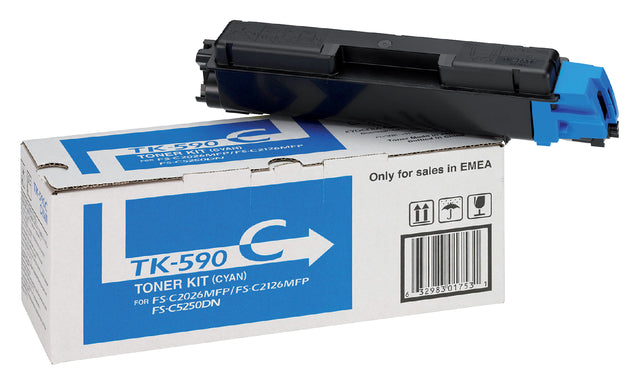 Kyocera - Toner kyocera tk-590c blauw
