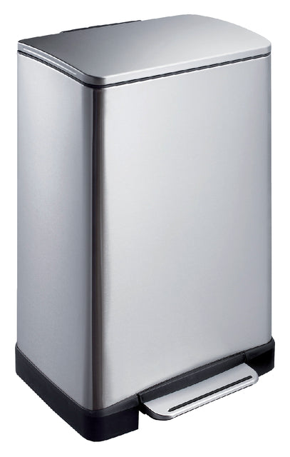 Poubelle EKO E-Cube poubelle à pédale 40 litres en acier inoxydable