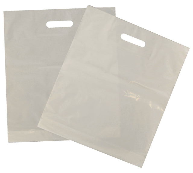 Sac de transport neutre 450x500mm 50Mu blanc 500 pièces