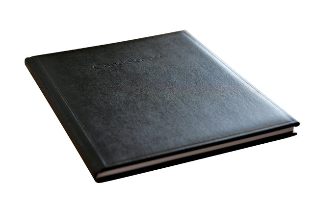 Kangaro - Condoleancealbum kangaro 260x210mm zwart