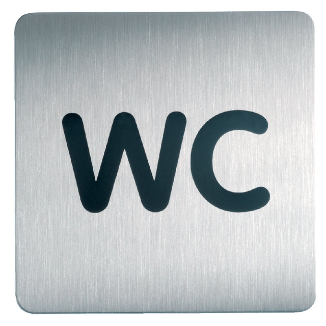 Durable - Infobord pictogram durable vierkant wc 150mm
