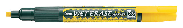 Marqueur craie pentel smw26-go oblique 1.5-4mm jaune | 12 pièces
