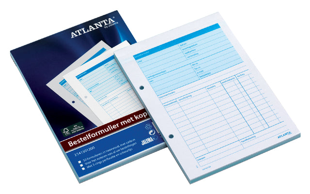 Bon de commande Atlanta A5 50X2feuille avec carbone