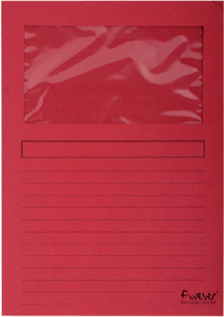 Exacompta - Venstermap exacompta forever l-model 120gr rood