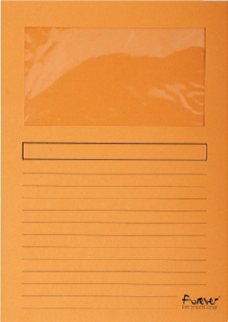Exacompta - Venstermap exacompta forever l-mod 120gr oranje