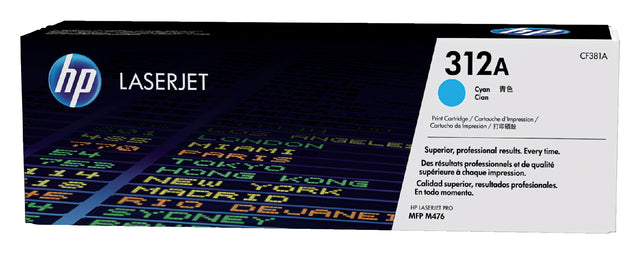 HP - Tonercartridge hp cf381a 312a blauw