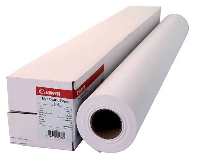 Canon - Inkjetpapier canon mat gecoat 914mmx30m 180gr