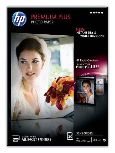 HP - Inkjetpapier hp cr673a a4 300gr semi glans