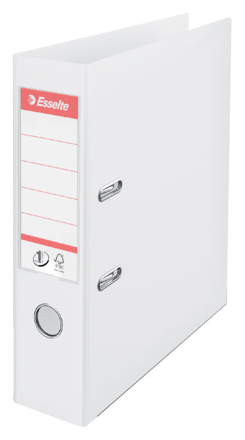 Classeur à anneaux Esselte Vivida A4 75mm PP blanc | 10 morceaux