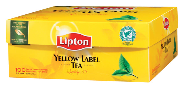 Lipton - Thee lipton yellow label zonder envelop 100x1.5gr | 12 stuks