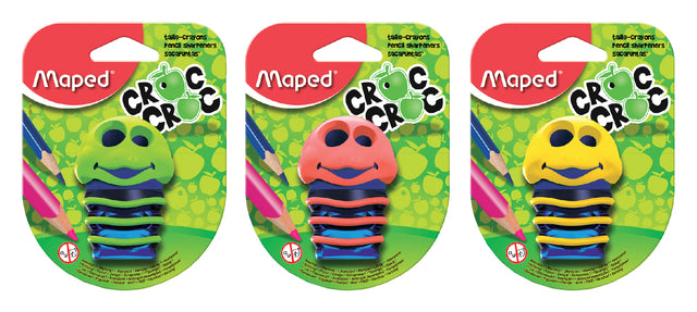 Taille-crayon Maped Croc 2 trous sur blister | 5 pièces