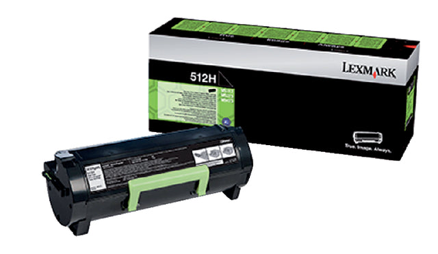 Cartouche de toner Lexmark 51F2H00 prebate noir