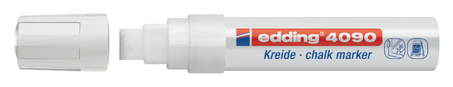 Stylo feutre edding 4090 fenêtre oblique blanc 4-15mm