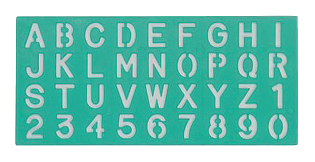 Modèle de lettre Linex 30mm majuscules/lettres/chiffres