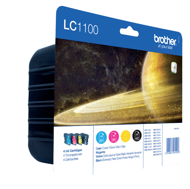 Brother - Inktcartridge brother lc-1100valbp zwart +3kleuren
