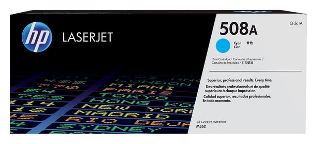HP - Tonercartridge hp cf361a 508a blauw
