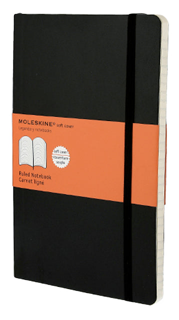 Moleskine - Notitieboek moleskine large 130x210 lijn sc zwart