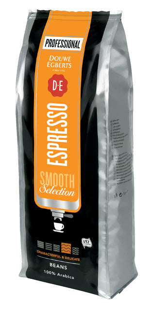 Douwe Egberts - Koffie douwe egberts espresso bonen medium smooth