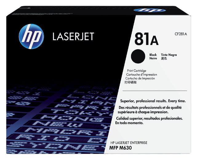 HP - Tonercartridge hp cf281a 81a zwart