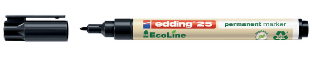 Stylo feutre edding 25 Ecoline rond 1mm noir | 10 morceaux