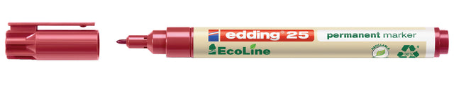 Edding - Viltstift edding 25 Ecoline rond 1mm rood