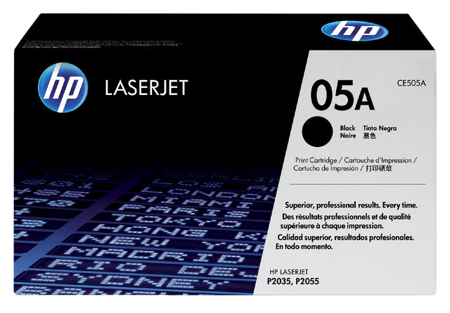 HP - Tonercartridge hp ce505a 05a zwart