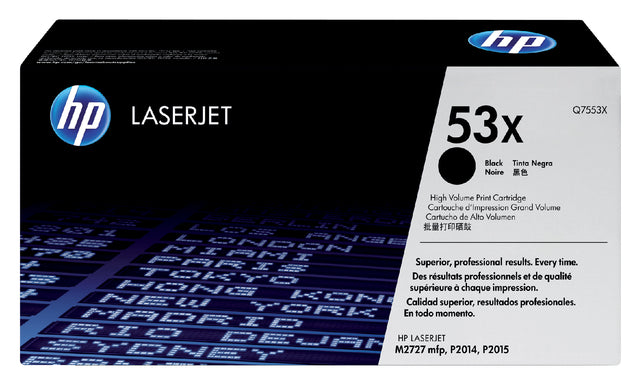 HP - Tonercartridge hp q7553x 53x zwart