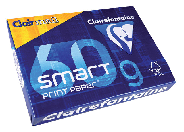 Clairefontaine - Kopieerpapier clairefontaine clairmail a4 60gr wt