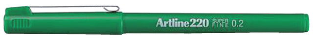 Fineliner Artline 220 rond 0.2mm vert