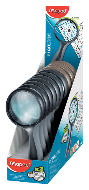 Maped Office - Loep maped ergologic 3x vergroting 75mm