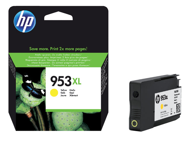 HP - Inktcartridge hp f6u18ae 953xl geel