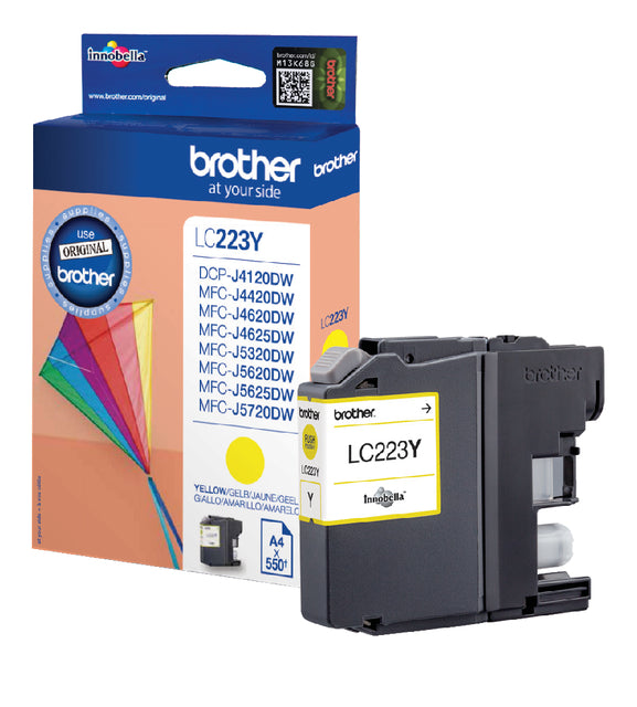 Brother - Inktcartridge brother lc-223y geel