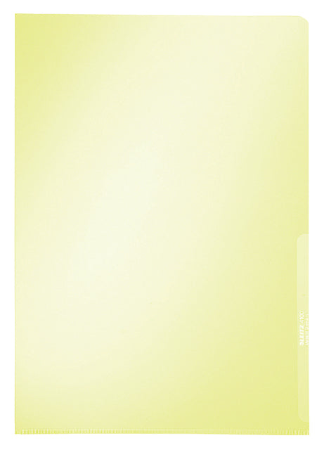 Chemise en L Leitz premium A4 0,15mm PVC jaune