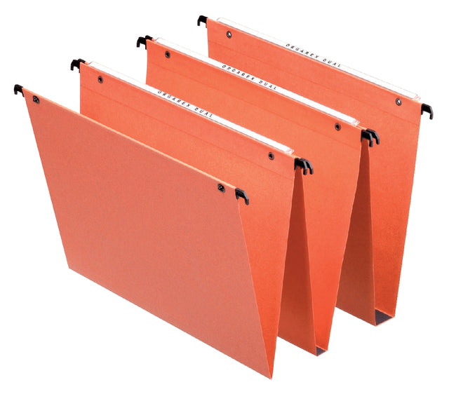 Dossier suspendu Esselte Orgarex Dual vertical 345x245x15mm orange | 25 pièces