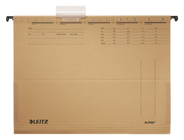 Leitz - Hangmap leitz alpha a4 met balg 348x260mm nbr | 25 stuks
