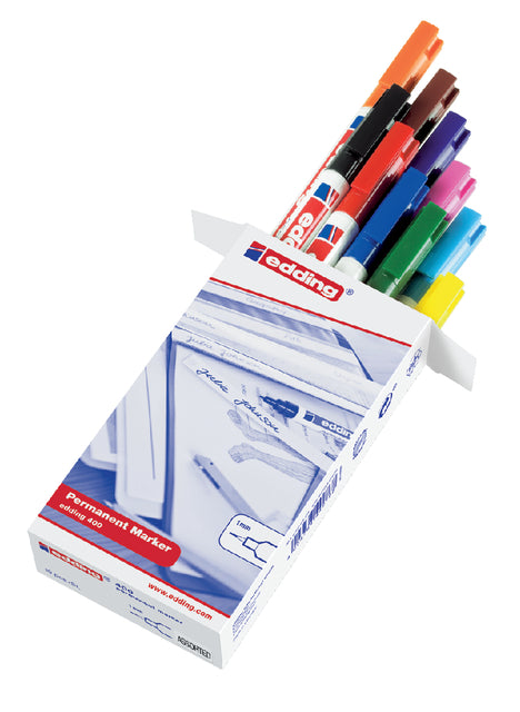 Edding - Viltstift edding 400 rond 1mm assorti