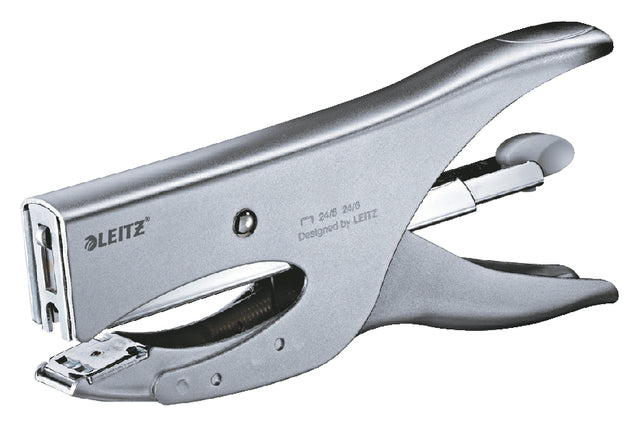 Agrafeuse Leitz à chargement arrière modèle P3 40 feuilles argent