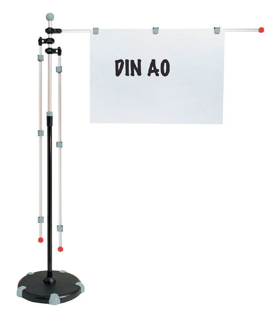 MAUL - Tekeninghouder maul met mobiele voet grijs