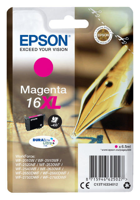 Cartouche d'encre Epson 16XL T1633 rouge HC