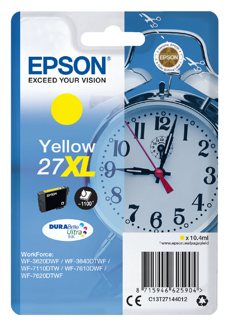 Cartouche d'encre Epson 27XL T2714 jaune HC