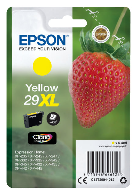 Cartouche d'encre Epson 29XL T2994 jaune HC