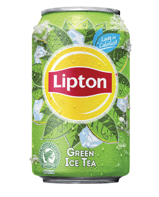 Lipton - Frisdrank lipton ice tea green blik 330ml