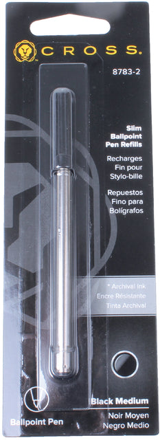Cross - Balpenvulling cross slim click m zwart | 6 stuks