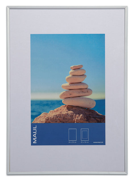MAUL - Fotolijst maul 30x40cm aluminium frame zilver | 6 stuks