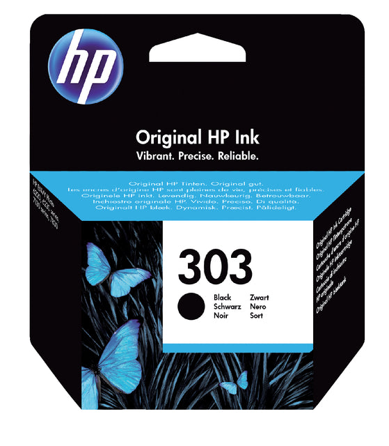 HP - Inktcartridge hp t6n02ae 303 zwart