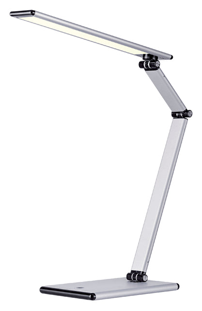 Hansa - Bureaulamp hansa led slim zilvergrijs